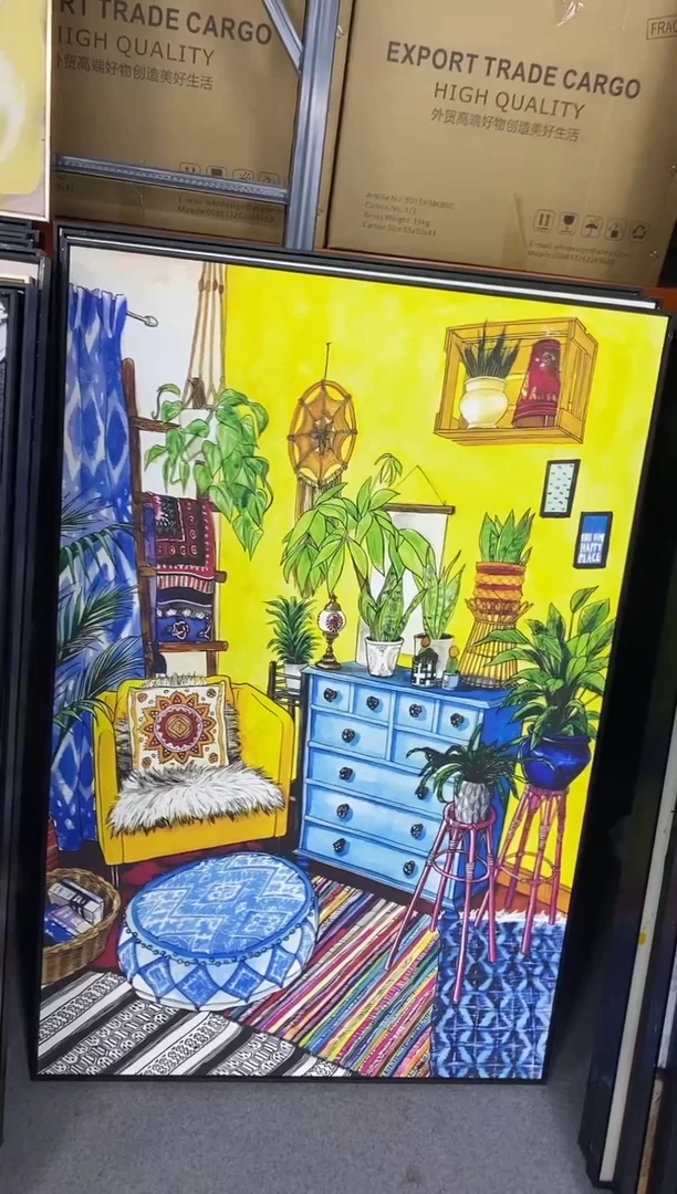 竖款՞*՞装饰画80120