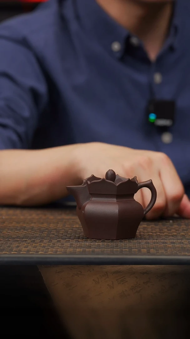 【闪购商品】紫砂茶壶60空山造器YJJ 矮僧帽/紫泥