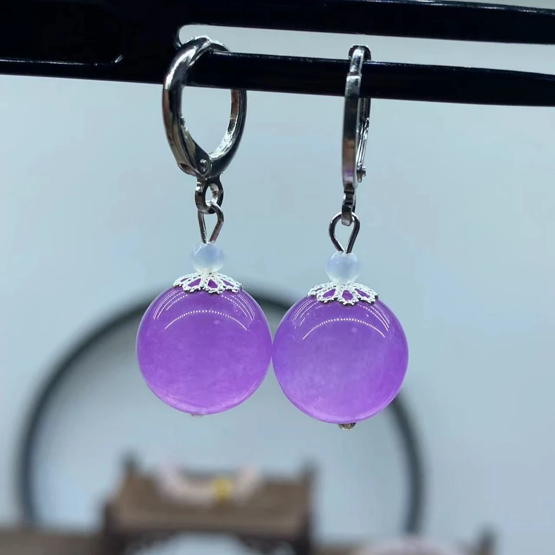 原创薰衣草耳扣0156