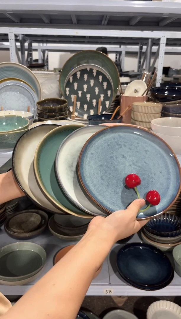 瓷片外贸尾货瑕疵满20包邮X4 特价小盘组合