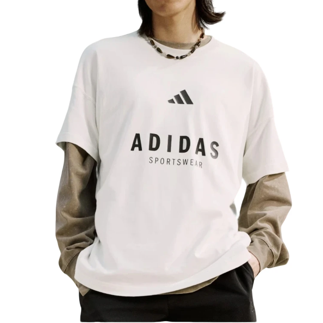adidas/阿迪达斯【秋季上新】夏柔软亲肤时尚舒适短袖T恤JJ3660
