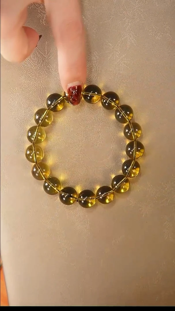 【闪购商品】蓝珀手链未镶嵌手串