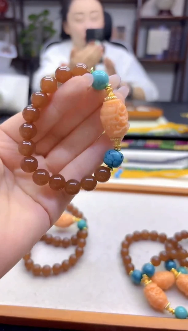 未镶嵌手链和田玉（糖玉）DIY款S1007