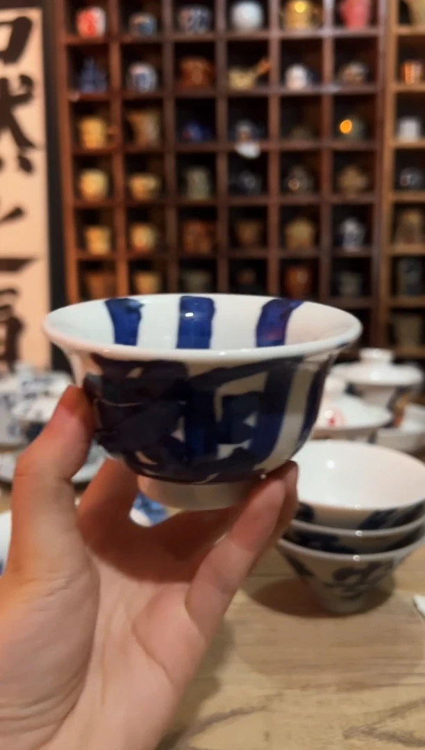 【闪购商品】观云听雨原创手绘茶具