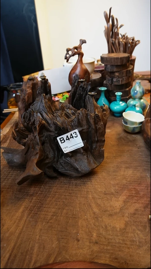 B443鹰瞳手作硬木工艺倒流香