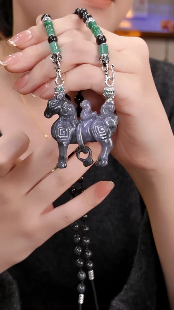 颈饰未镶嵌翡翠国风