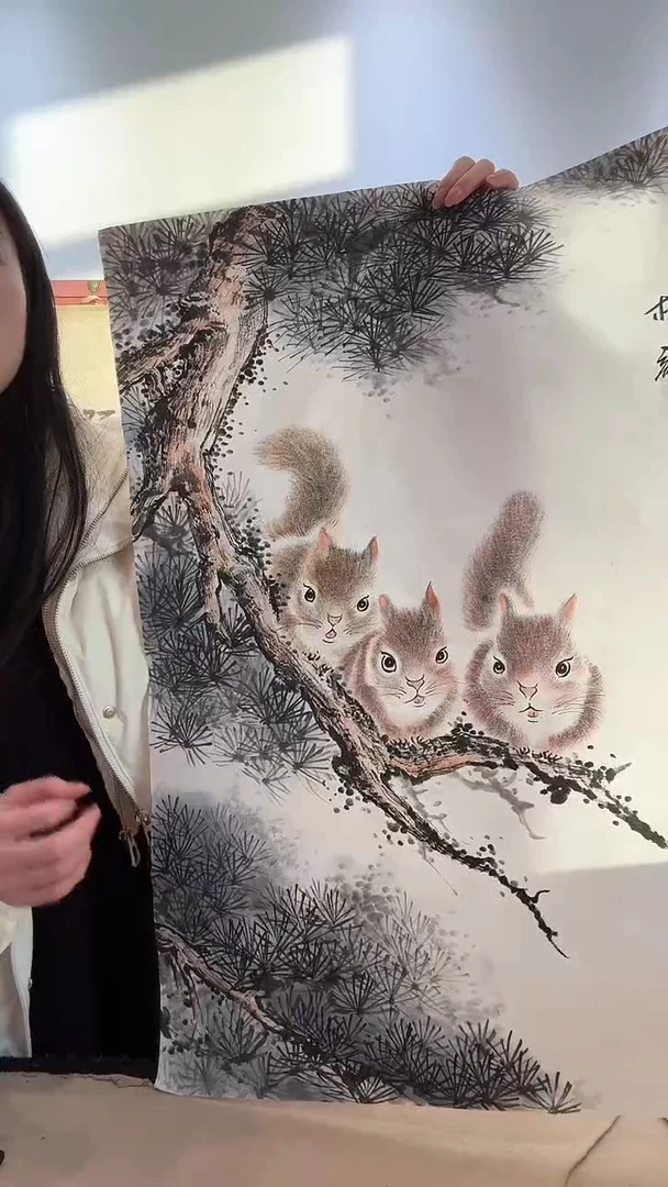 国画JX何老师国画作品一件