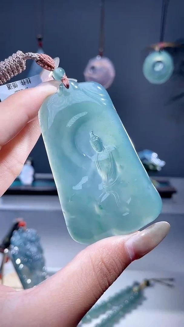 颈饰未镶嵌翡翠悟道