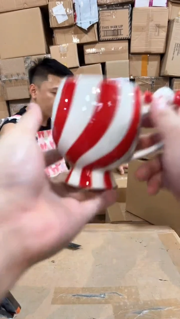 瓷片糖果造型水杯