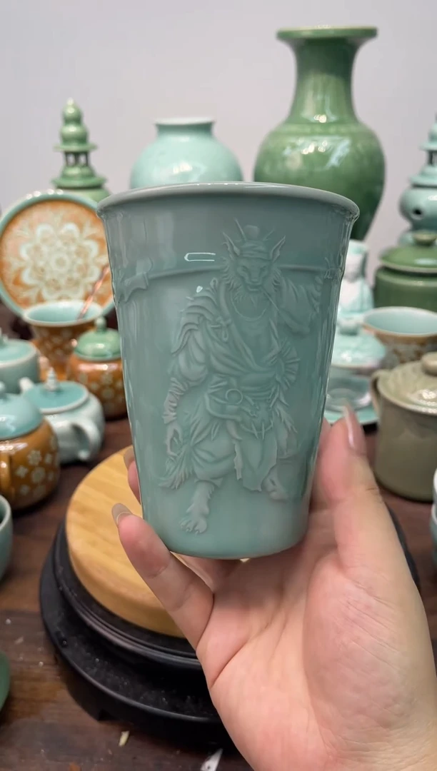 特价福利 微瑕 慧仙青瓷