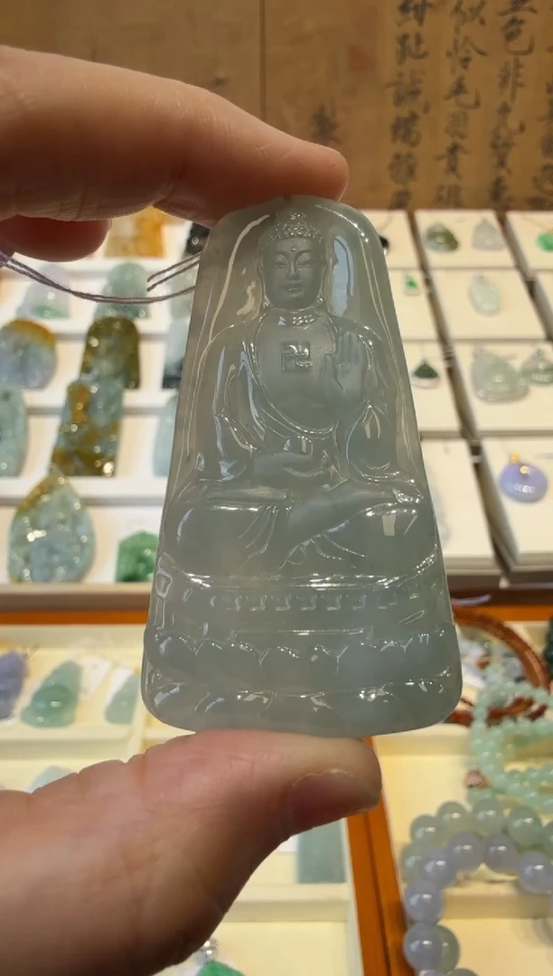翡翠挂件未镶嵌A货翡翠多样性孤品