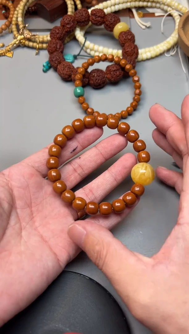 手串猴头核桃精品文玩手串一条