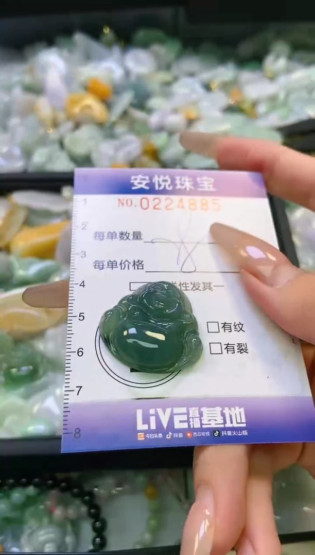 翡翠未镶嵌颈饰闪购0224885