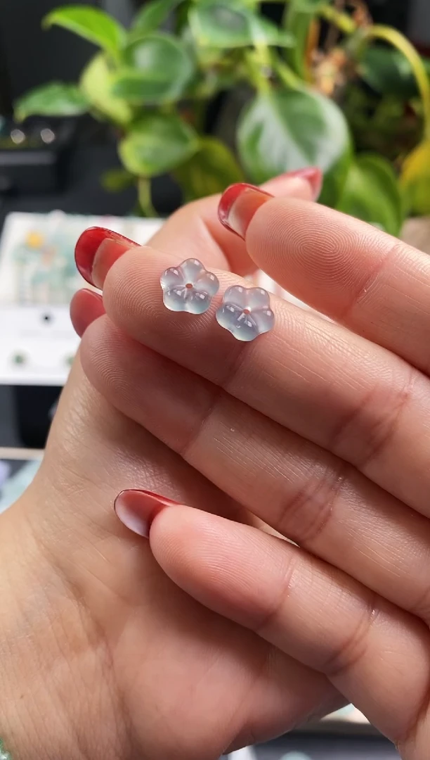 【闪购商品】翡翠裸石翡翠小花