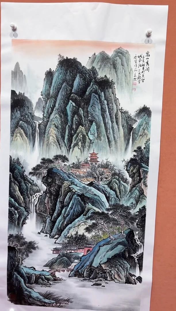 国画师立照老师国画作品