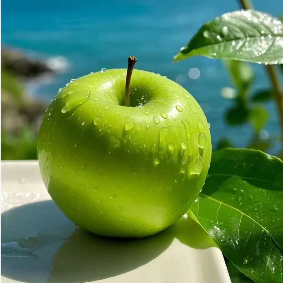 【红钱富士青苹果】新品上市现摘现发酸甜脆爽多汁