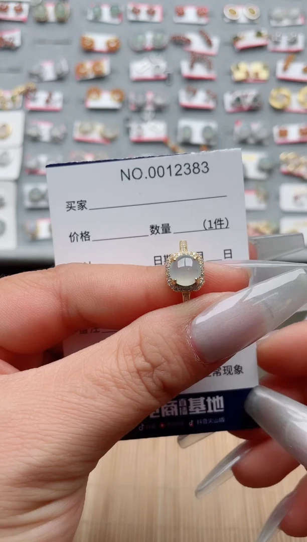 【闪购商品】翡翠戒指银S925镶嵌·