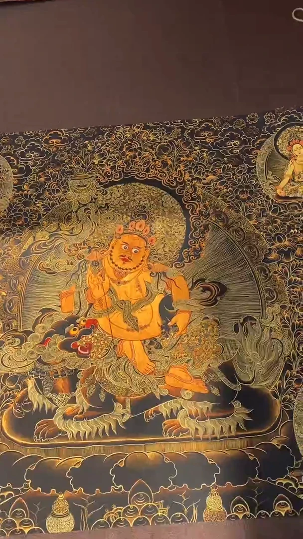 卷轴画王姬藏传唐卡艺术品