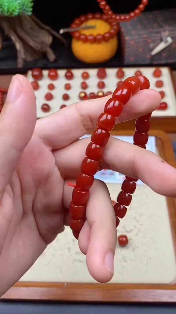 合金手串南红玛瑙手串直切