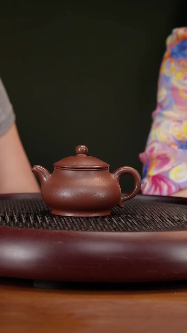 茶壶紫砂131ZCP潘壶 紫檀泥200cc