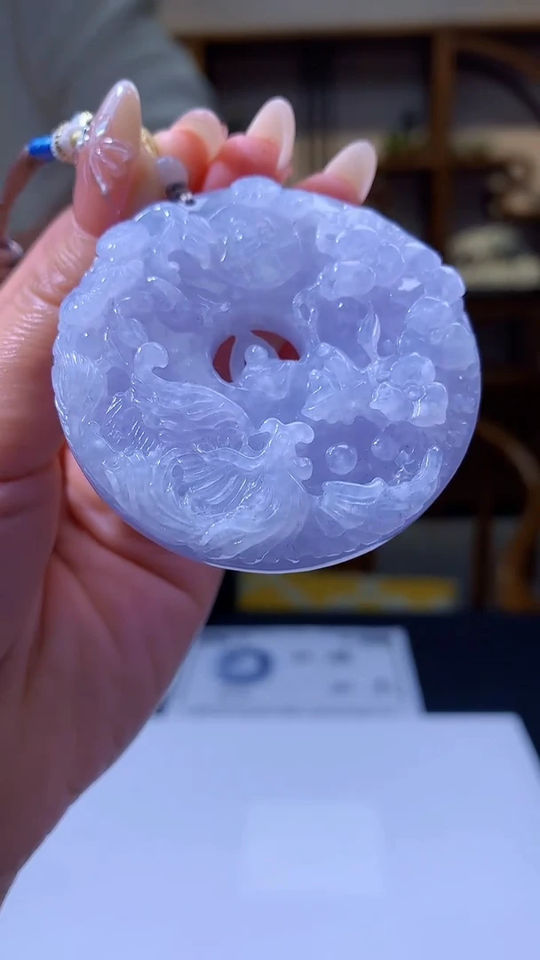 【闪购商品】定制翡翠未镶嵌8005jj-毛货挂件88