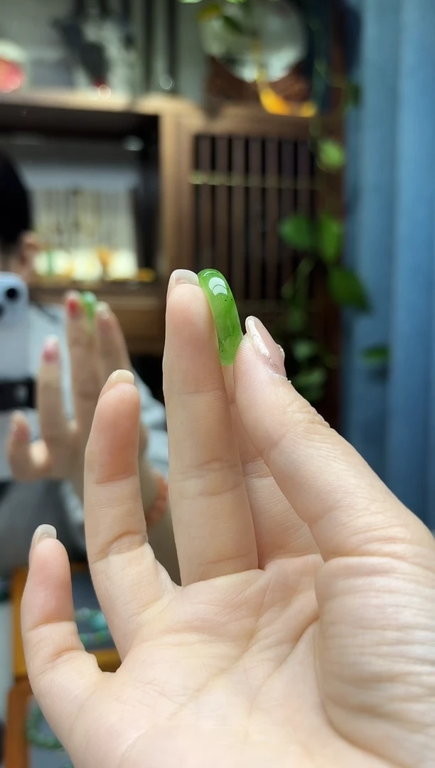 未镶嵌戒指和田玉婉*～和田玉指环16#XE