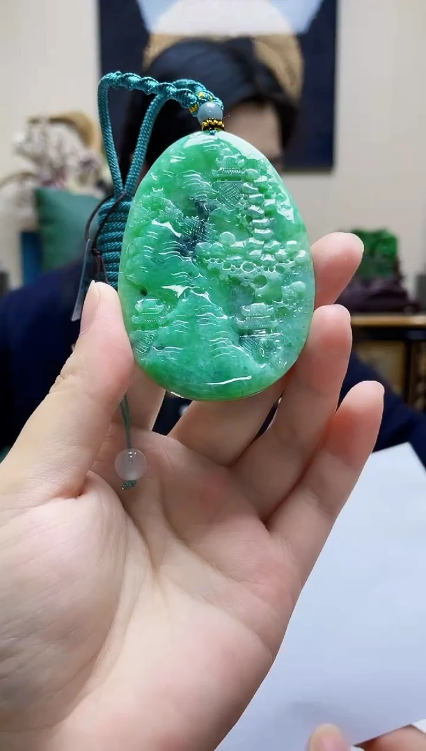 未镶嵌定制翡翠吊坠8