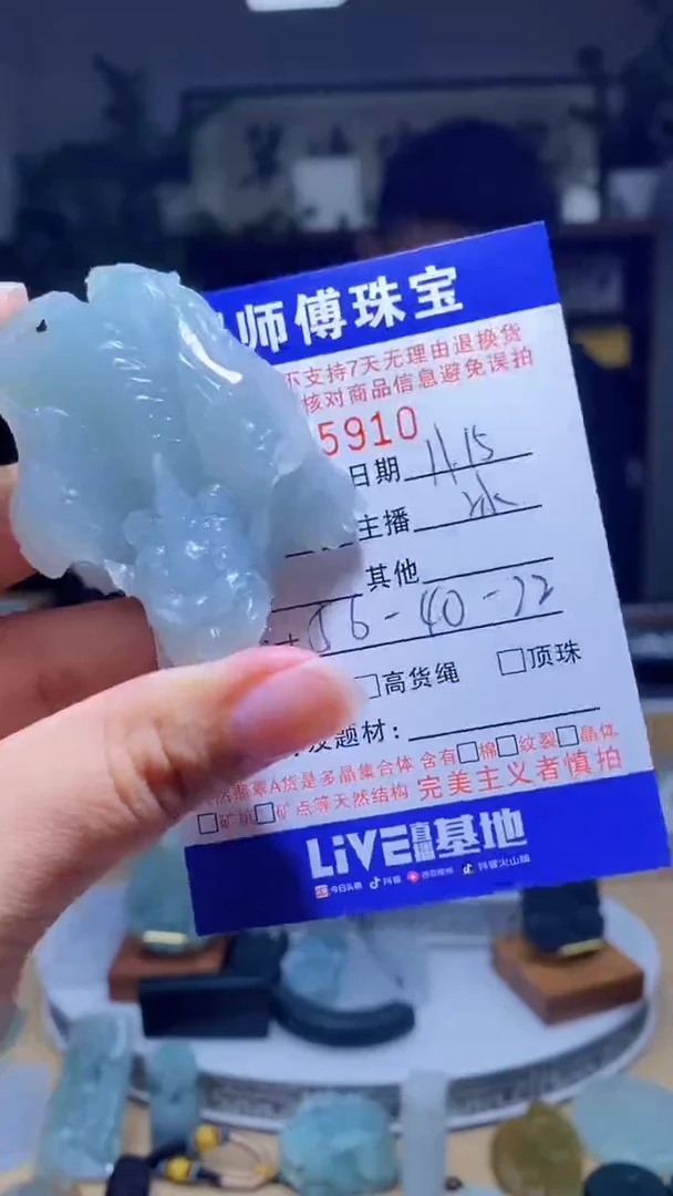未镶嵌定制翡翠羽*✨翡翠5910