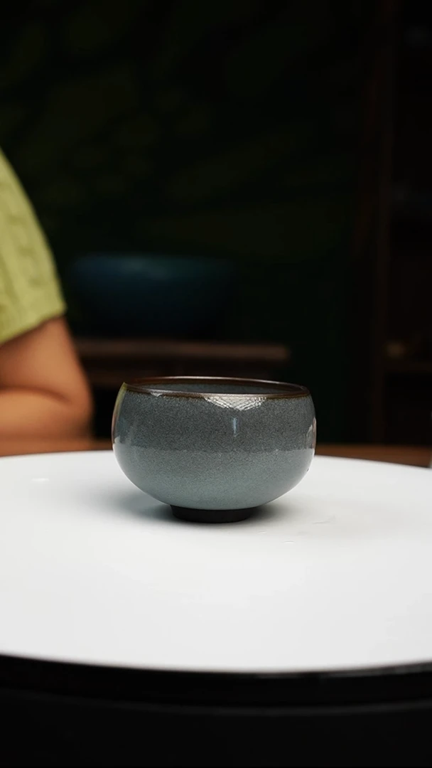 吴远中未名窑影青杯