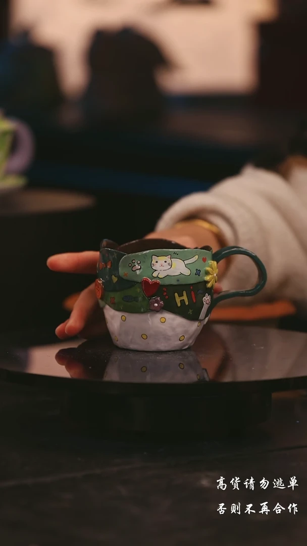 陶瓷景德镇可爱设计师款陶瓷