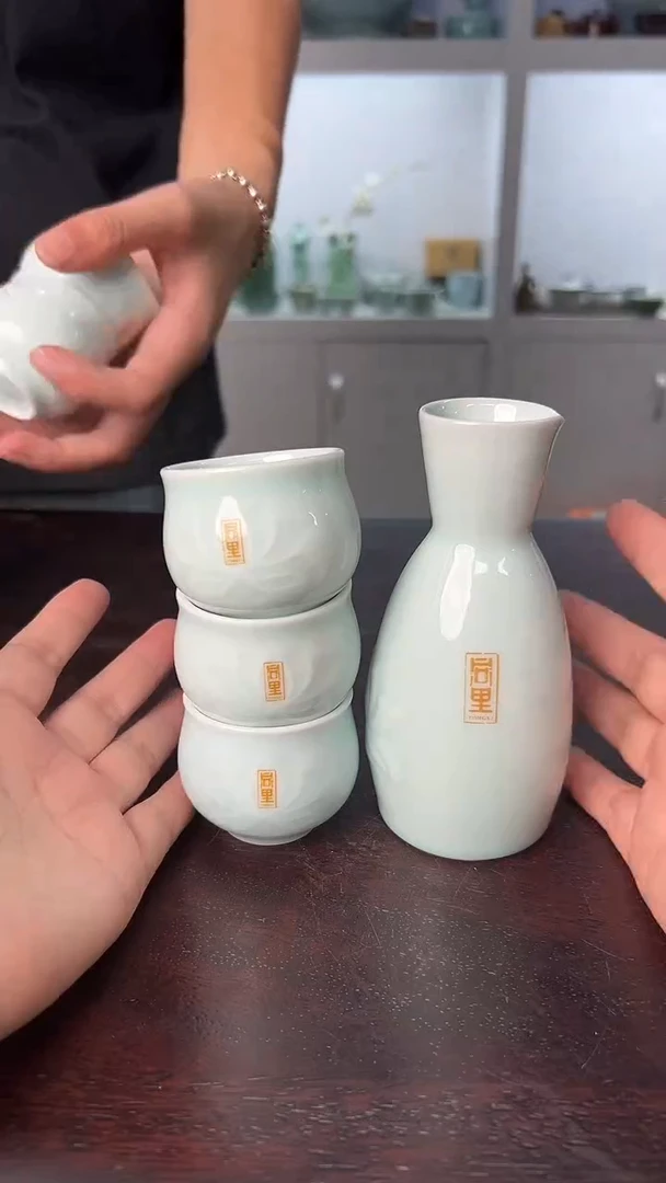 龙泉云间青瓷小米茶器