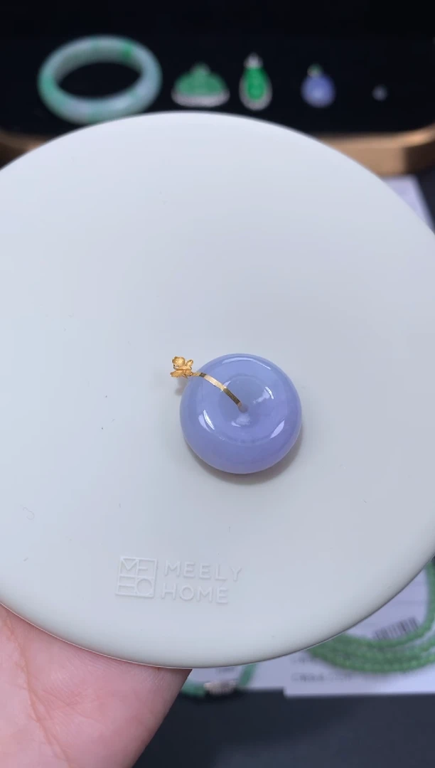 18K金镶嵌定制翡翠48小时鉴赏期 退货不扣服务费