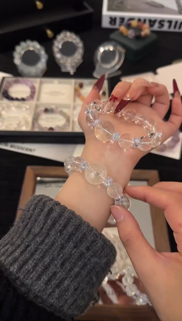 合金手链水晶白阿赛x3517