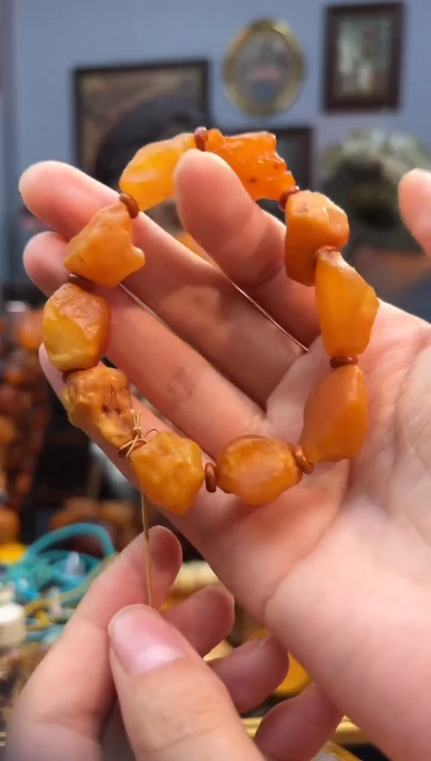 手串琥珀未镶嵌手串