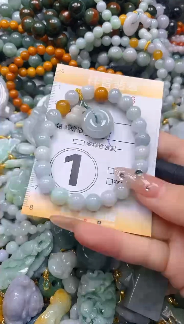 翡翠未镶嵌颈饰闪购0201493多样性发其一