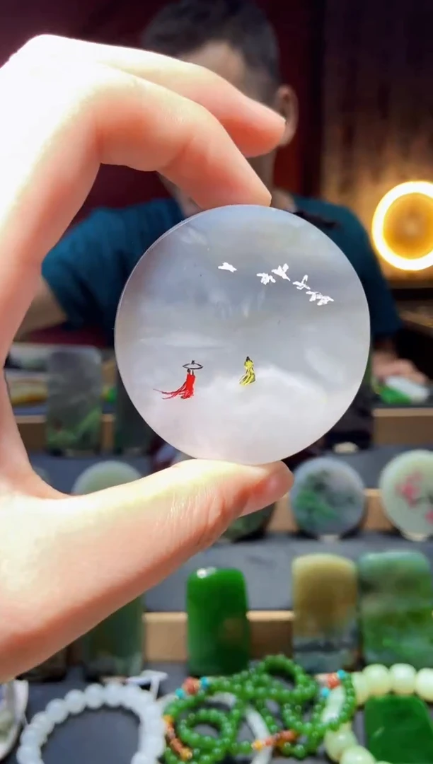 和田玉未镶嵌挂件yc