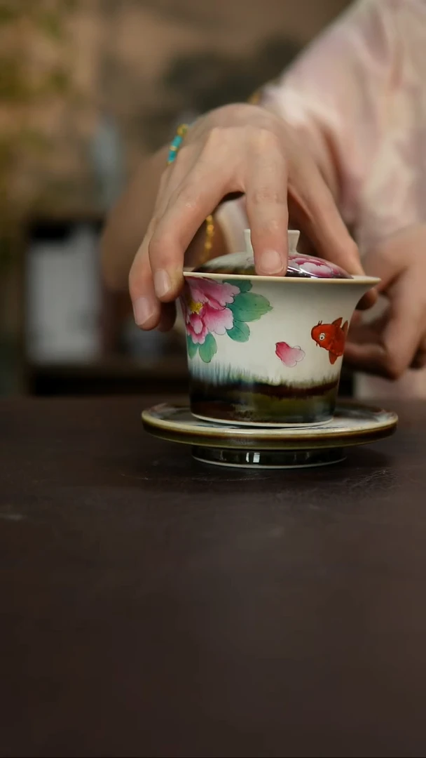 杯景德镇陶瓷杯碗柴烧多人