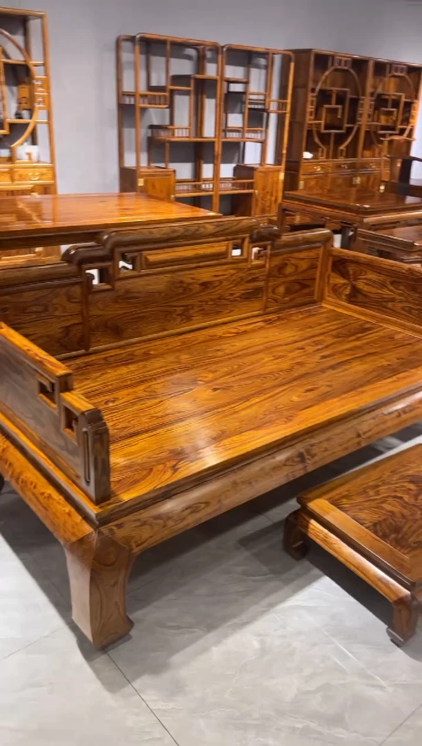 花梨木类花梨木 家具 改价 链接 全10661罗汉床定61