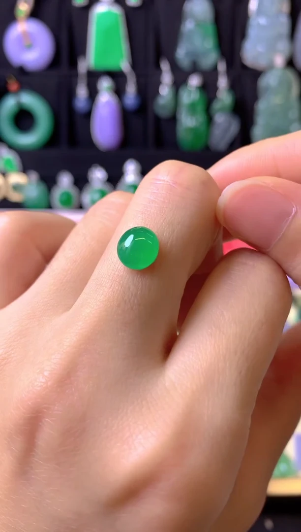 【闪购商品】定制翡翠未镶嵌1裸玉（客户意向镶嵌）