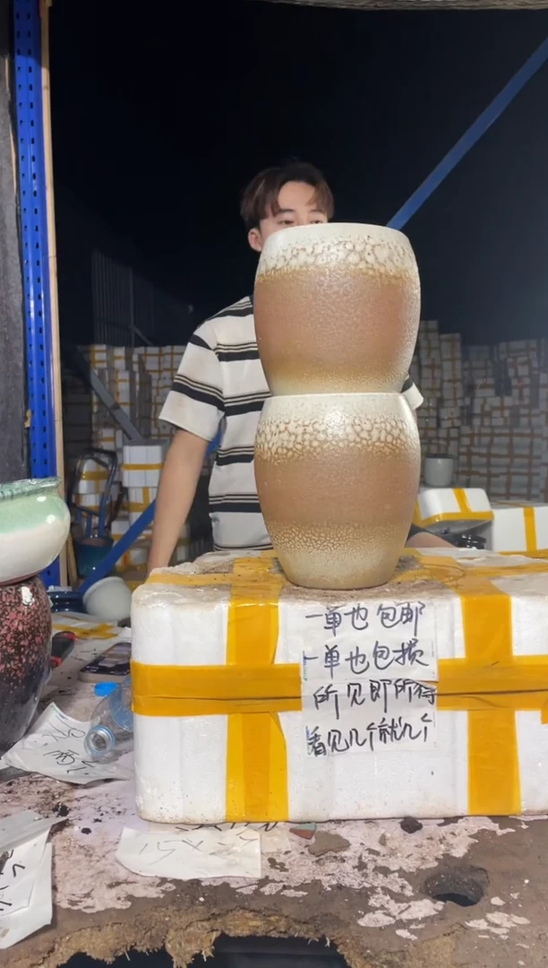 紫砂花盆紫砂花盆宜兴紫砂粗陶花盆15*20