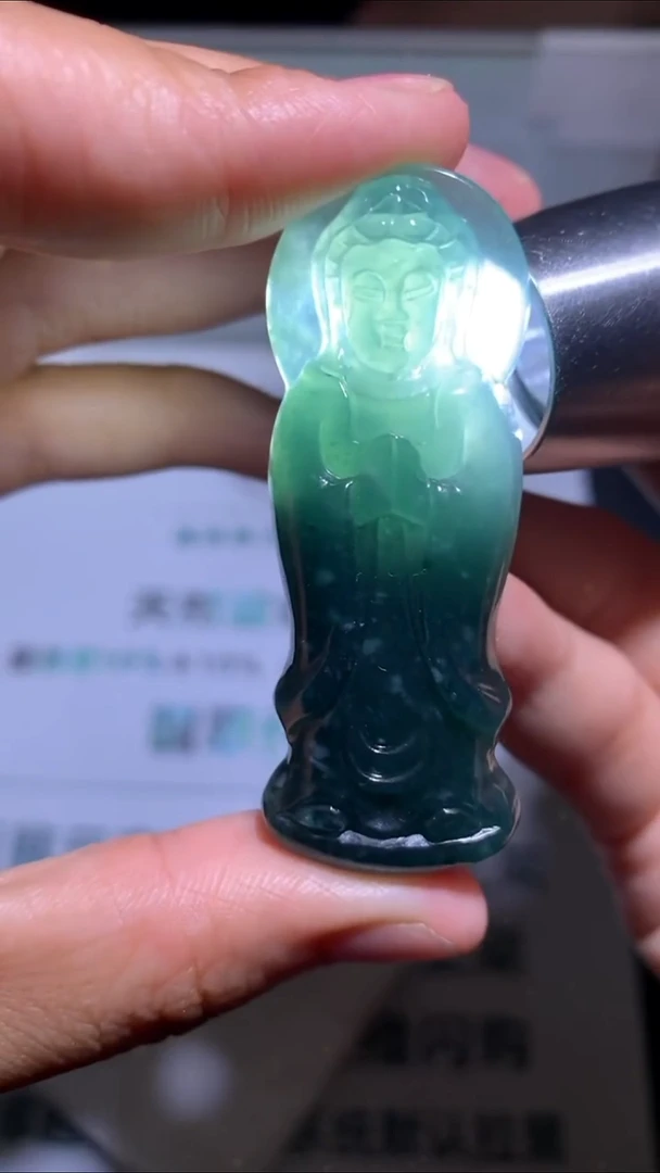 未镶嵌定制翡翠福****~-毛货-不退不换-