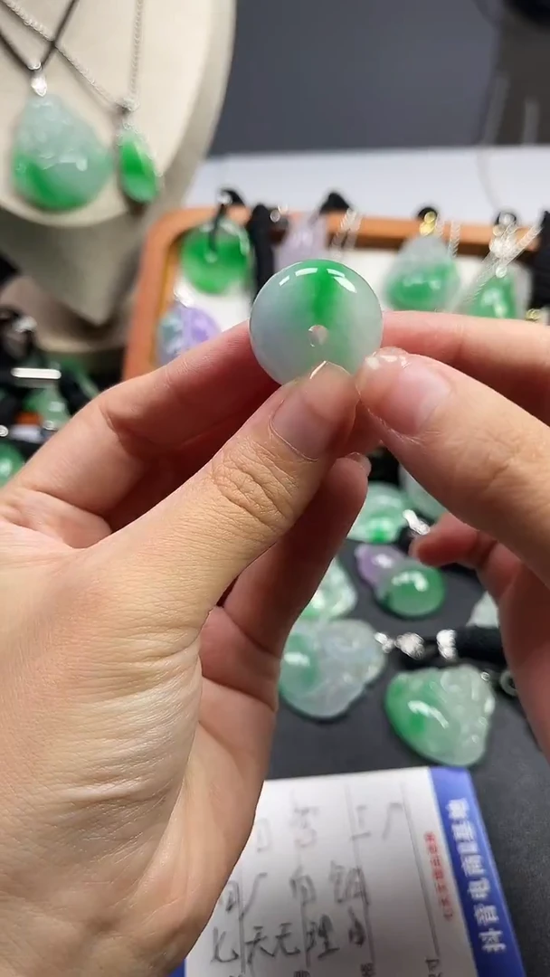 颈饰未镶嵌翡翠  所见即所得 一图一物