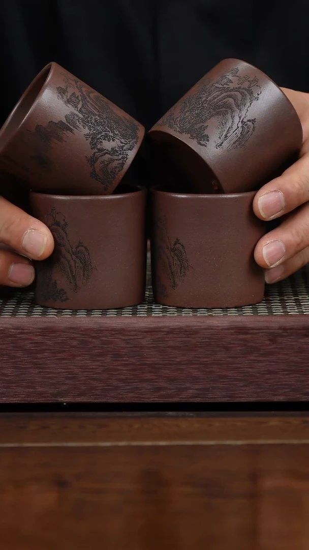 【闪购商品】紫砂茶杯紫品茗杯砂