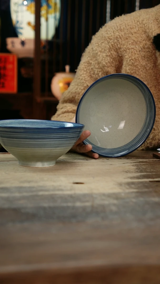 【闪购商品】瓷片景德镇纯手工釉下彩精品餐具