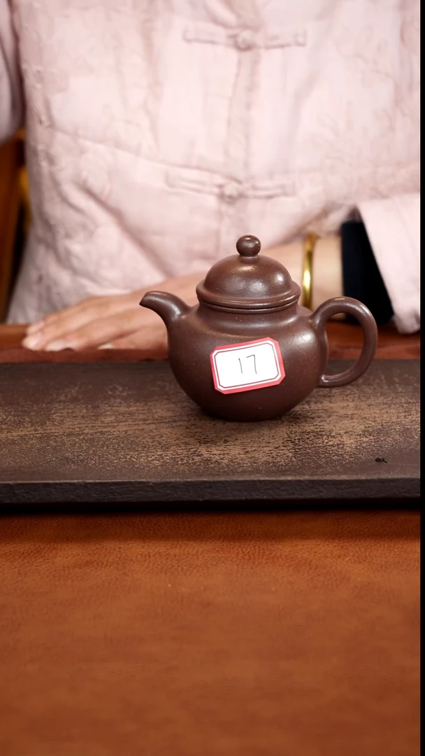茶壶紫砂30目天青寿珍掇球微瑕