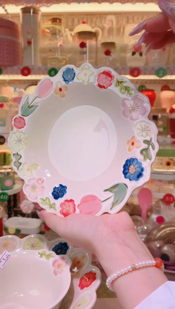其他品质好发货快放心拍！花朵菜盘