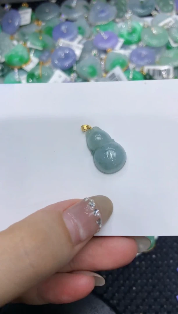 【闪购商品】翡翠颈饰18K金镶嵌222222222