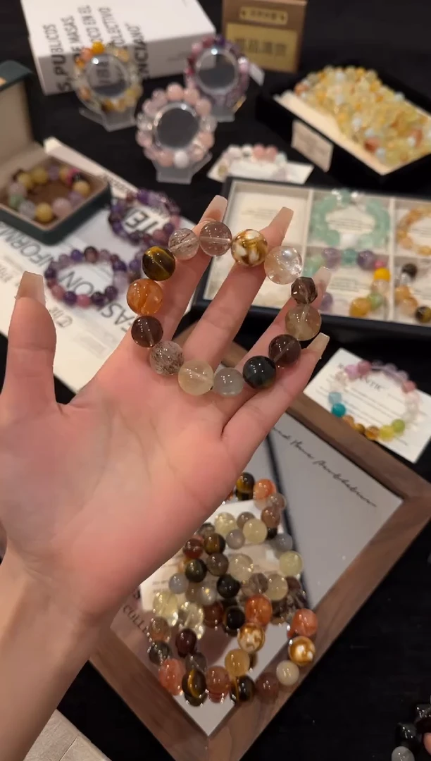 未镶嵌手链水晶美拉德多宝x2727