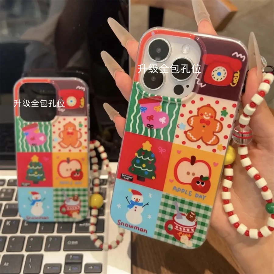 拼图圣诞适用苹果16/15手机壳iphone13pro12女14小米oppo华为vivo