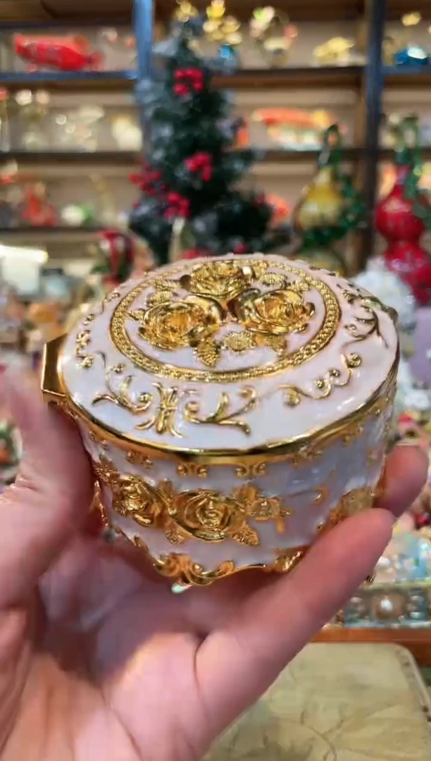 【闪购商品】精致珐琅彩首饰盒